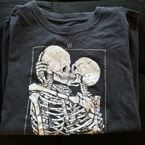 The Lovers Skeleton Tee - Witchy Tee